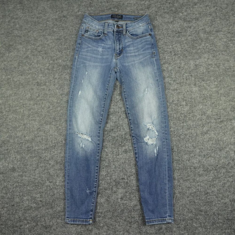 Judy Blue Jeans Womens 1/25 Relaxed Fit Mid Rise Stretch Denim Ladies JB8271DK